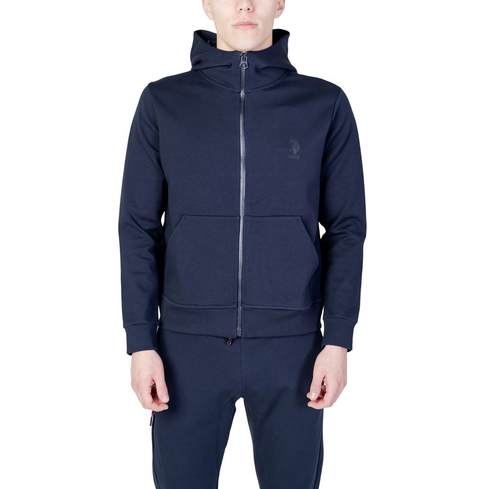 Blue Cotton Hoody - ventzia