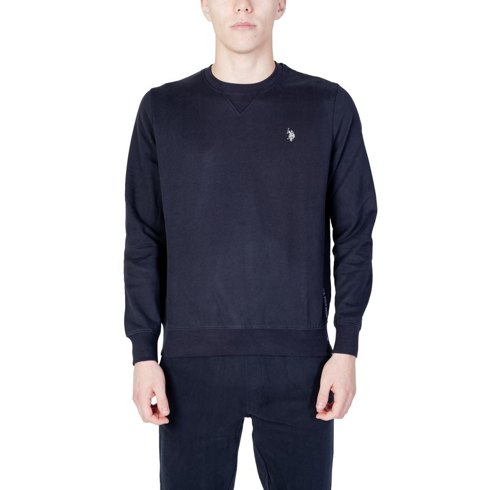 Blue Cotton Sweater - ventzia