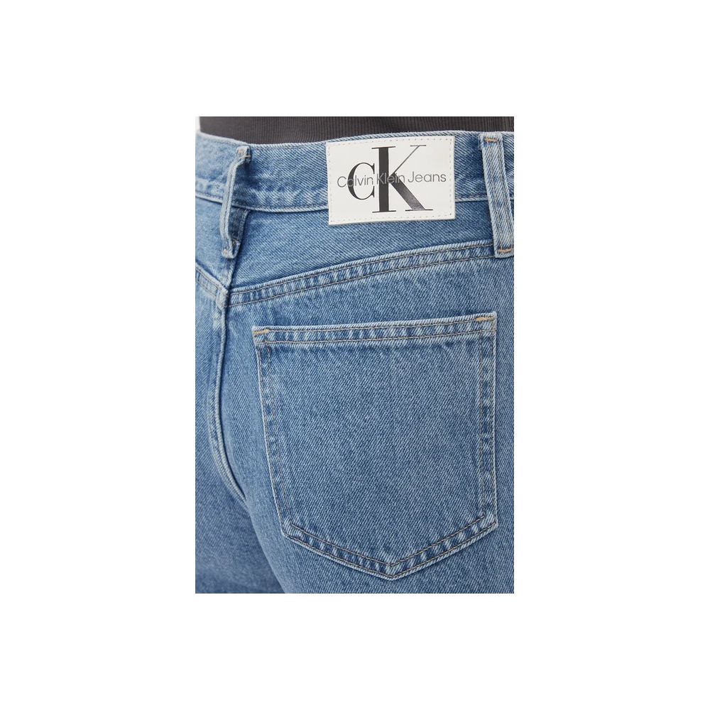 Light Blue Cotton Relaxed Fit Jean - ventzia