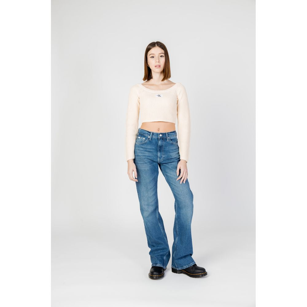 Blue Cotton Mom Jean - ventzia