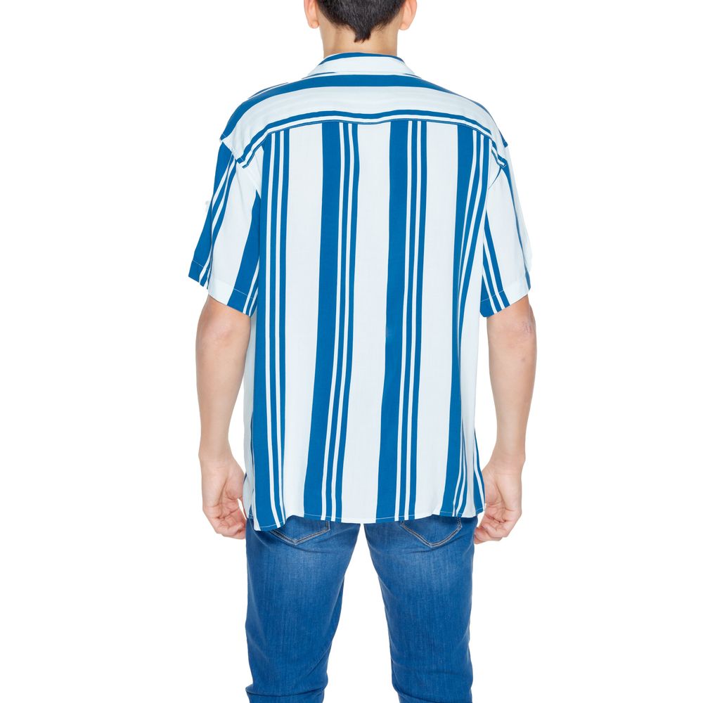 Blue Viscose Shortsleeve - ventzia