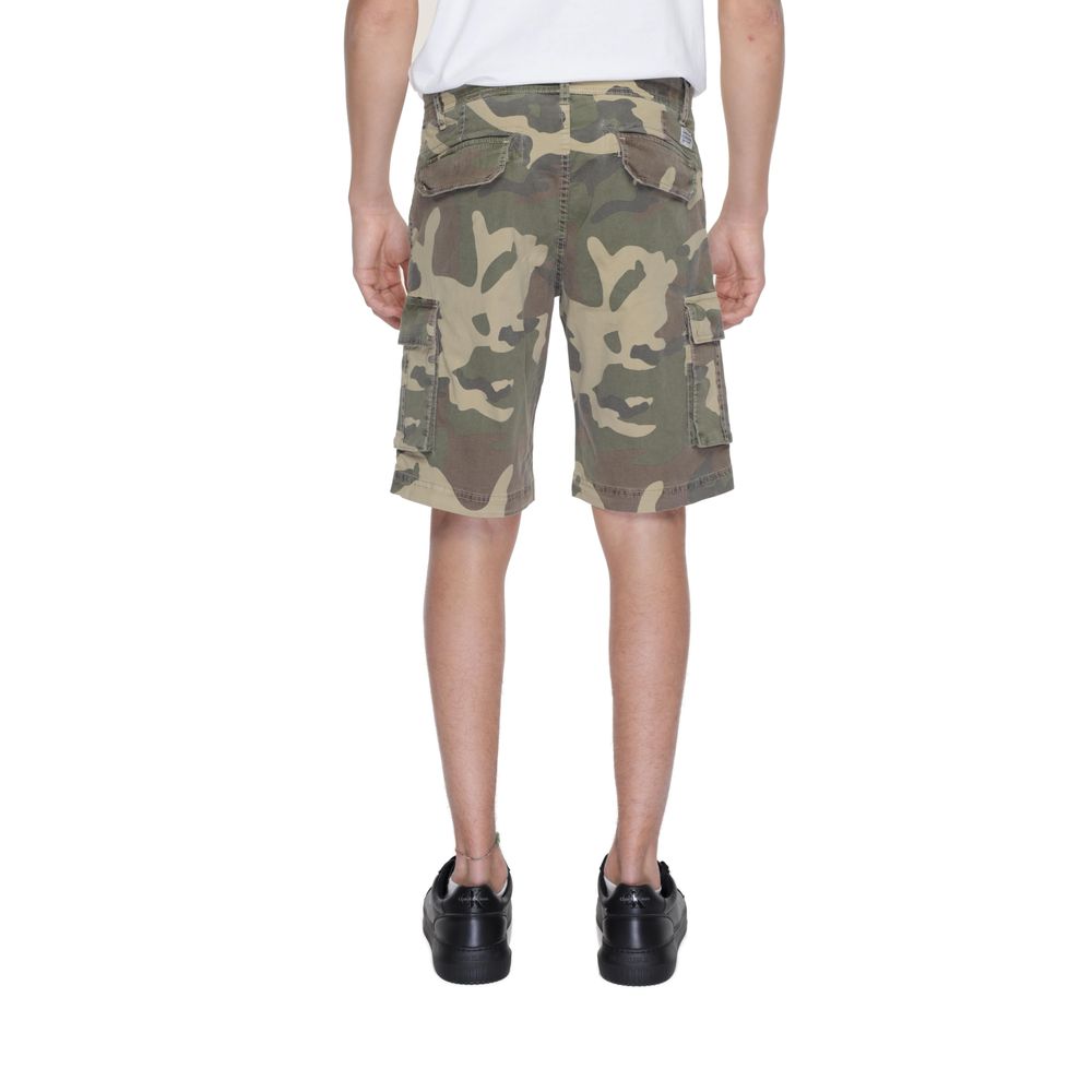 Beige Cotton Bermuda - ventzia