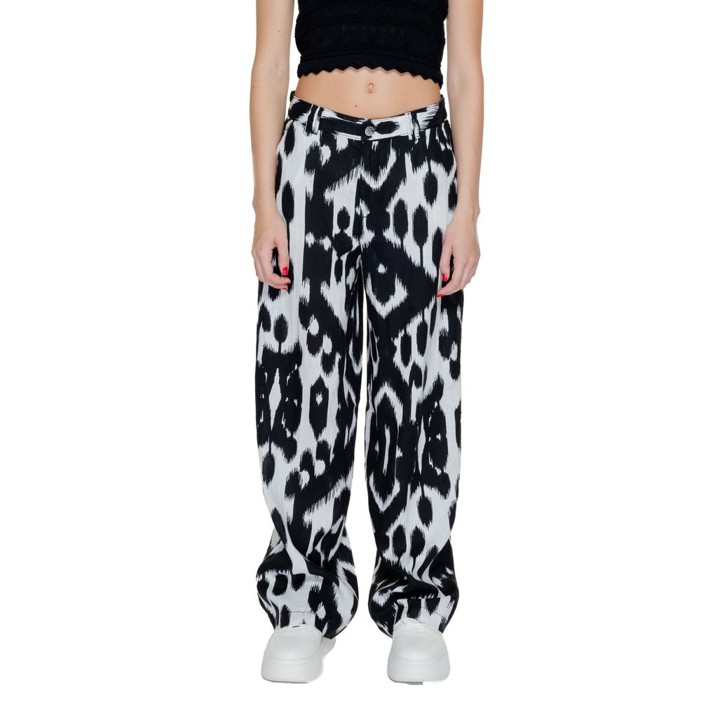 Black Linen Casual Pants - ventzia