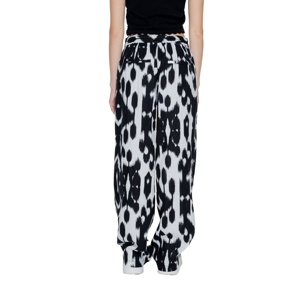 Black Linen Casual Pants - ventzia