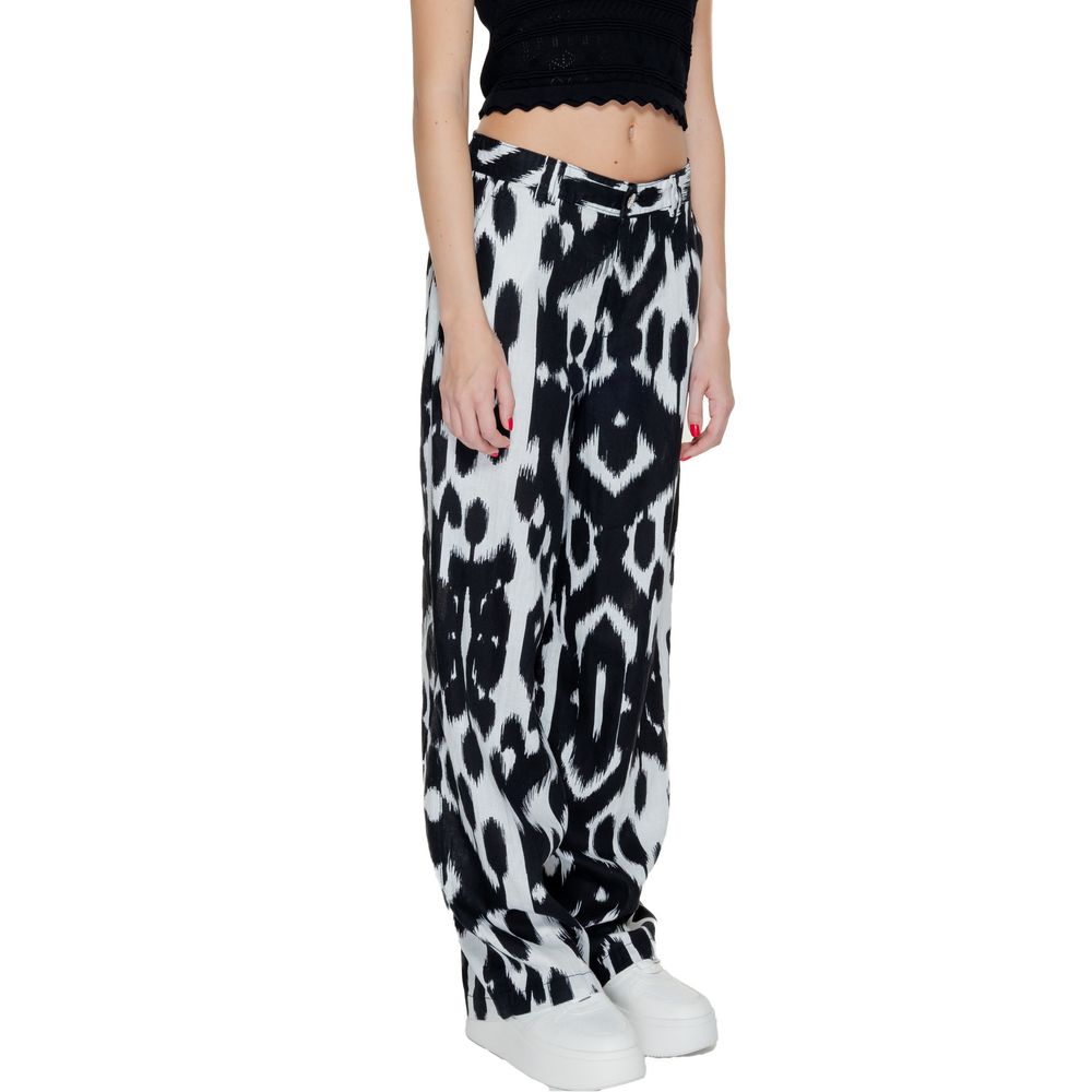Black Linen Casual Pants - ventzia