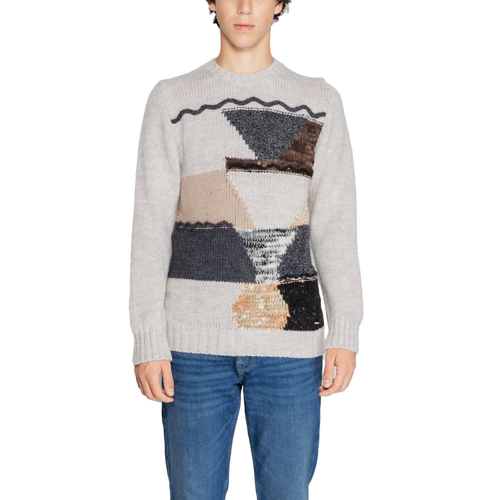 Beige Marabou Sweater - ventzia