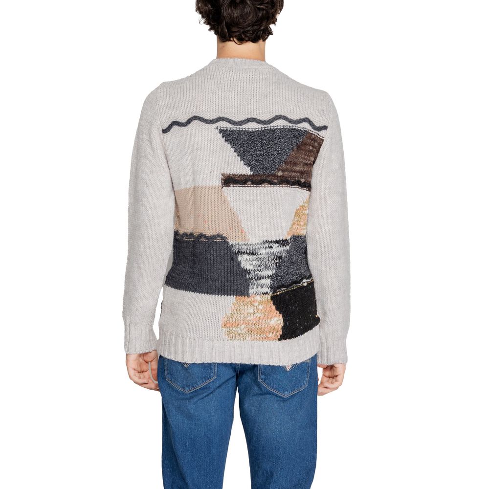 Beige Marabou Sweater - ventzia