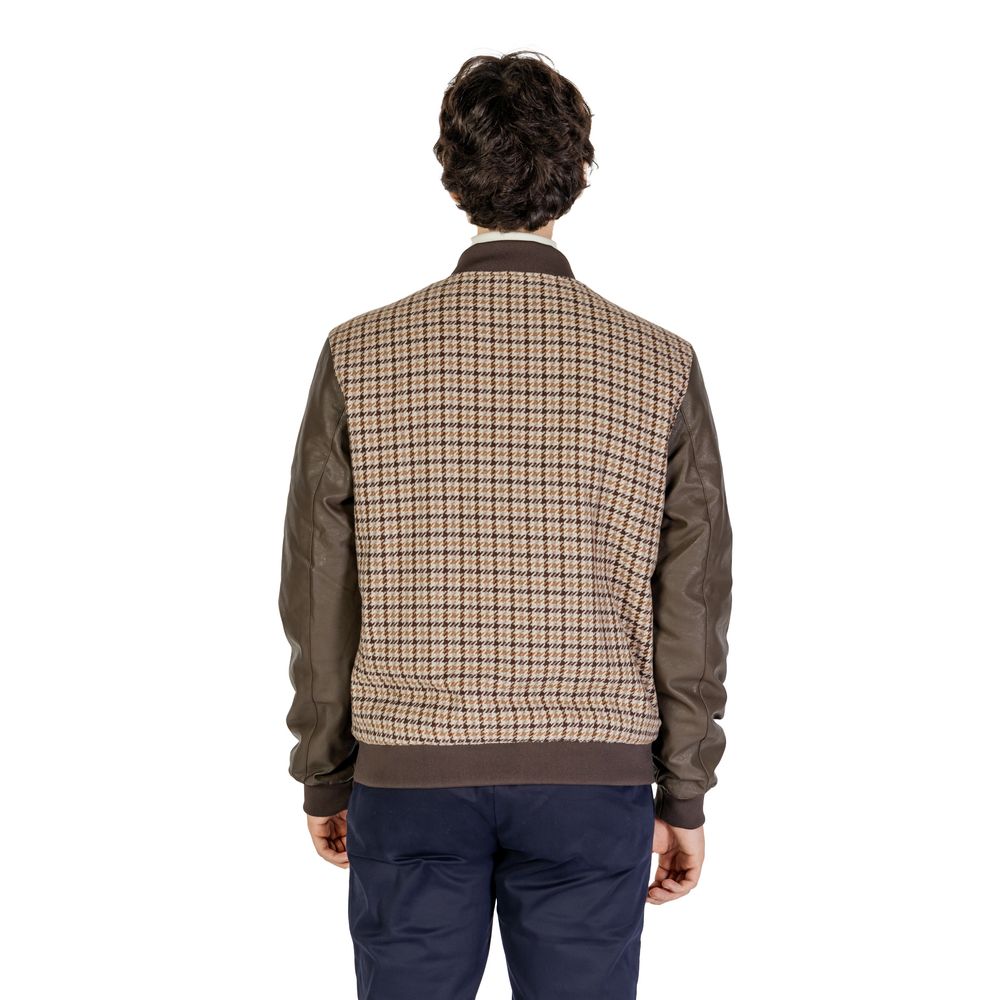 Brown Polyester Jackets & Coat - ventzia