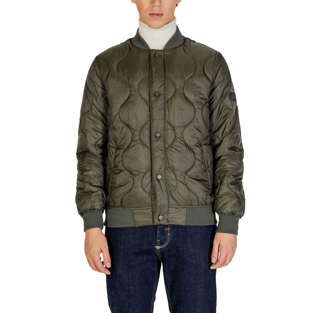 Green Polyamide Jackets & Coat - ventzia