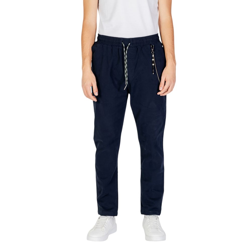 Blue Cotton Pant