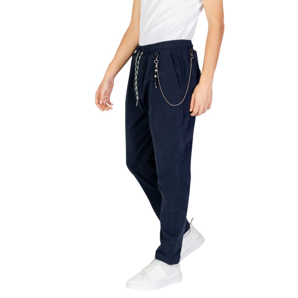 Blue Cotton Pant