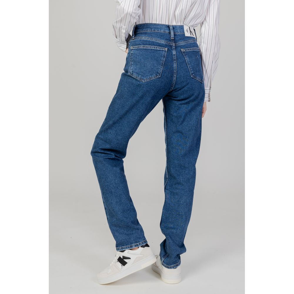 Blue Cotton Slim Fit Jean - ventzia