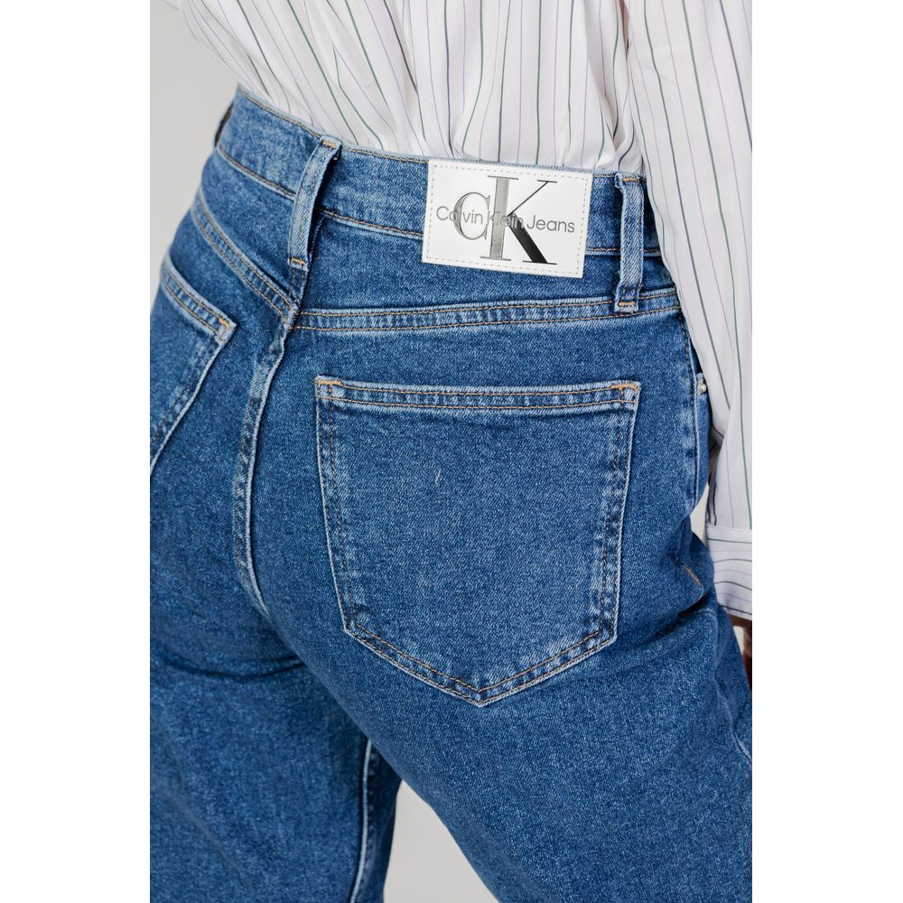 Blue Cotton Slim Fit Jean - ventzia