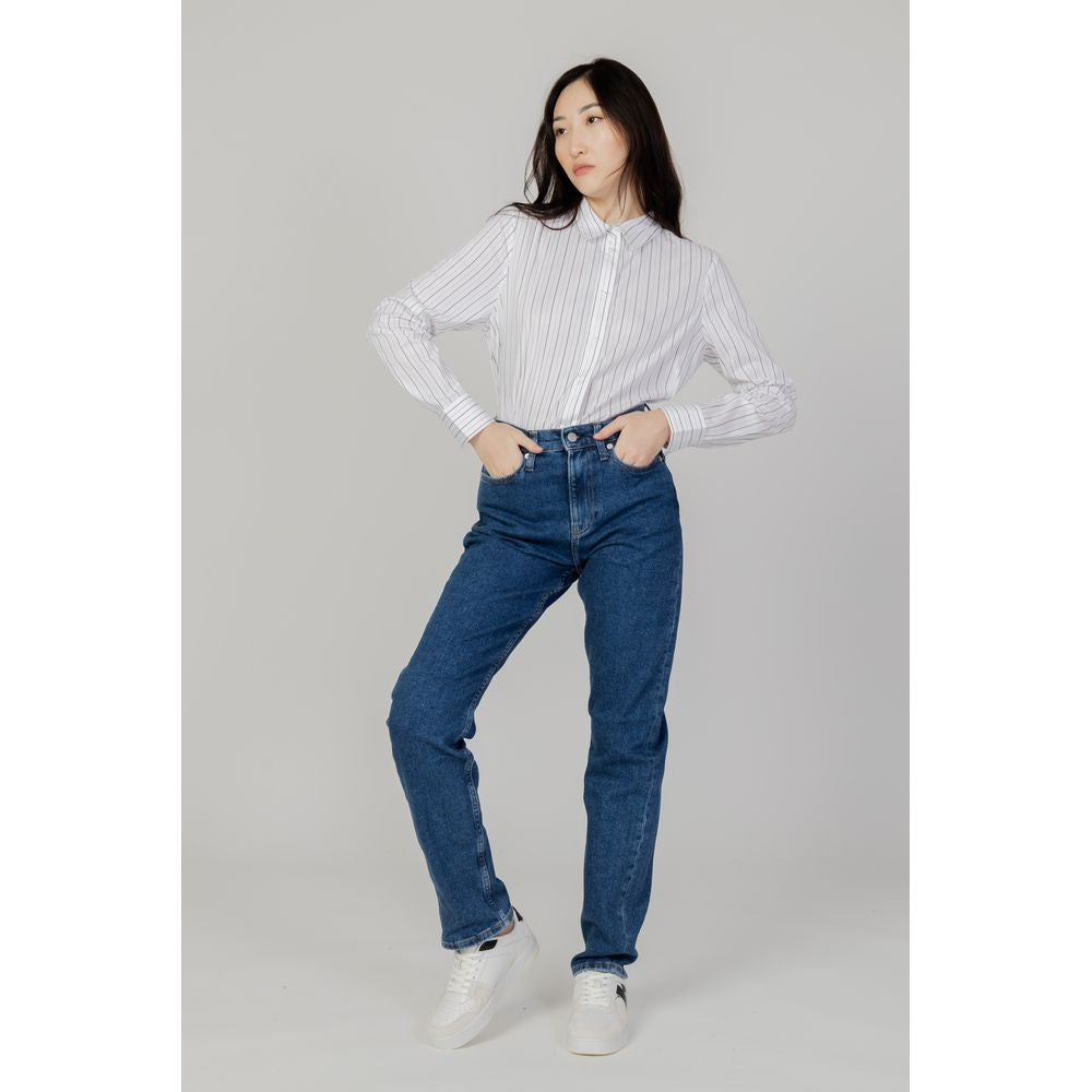 Blue Cotton Slim Fit Jean - ventzia