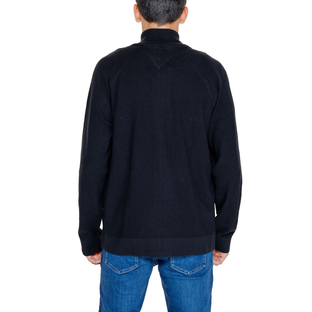 Black Cotton Cardigan - ventzia