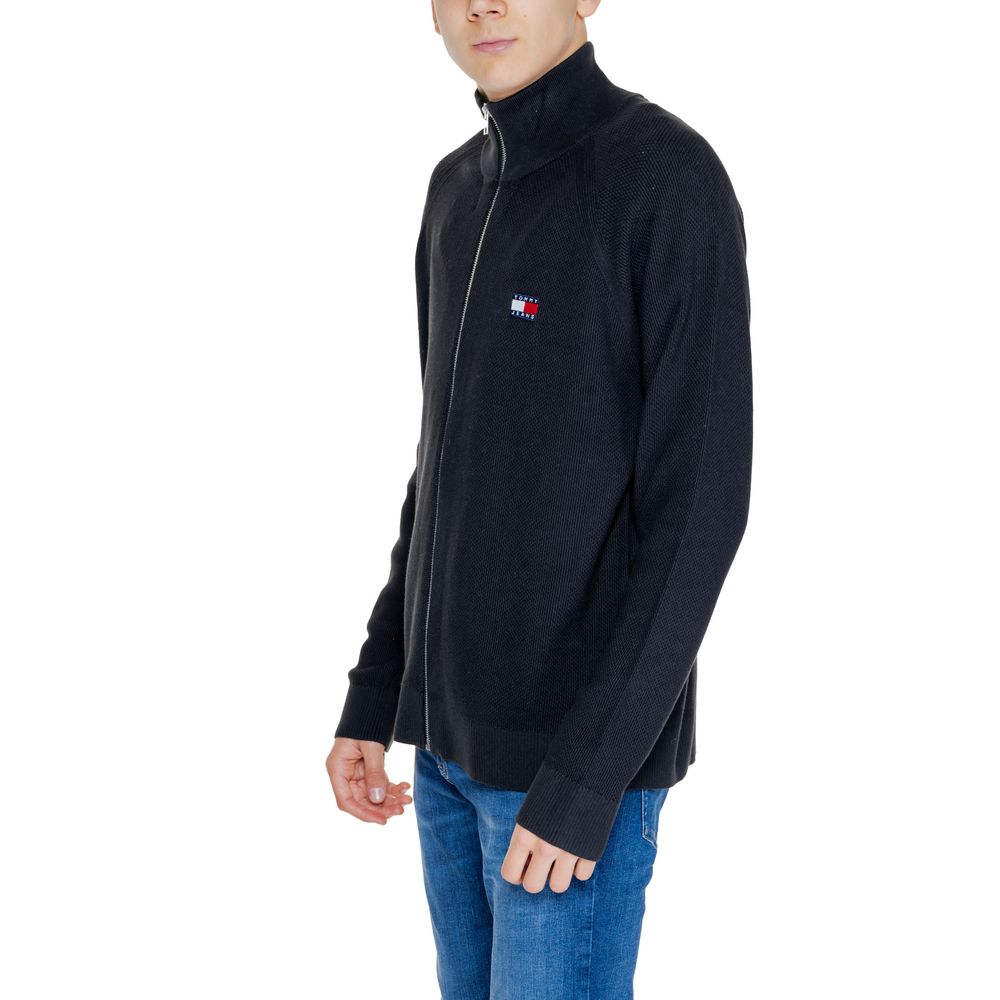Black Cotton Cardigan - ventzia