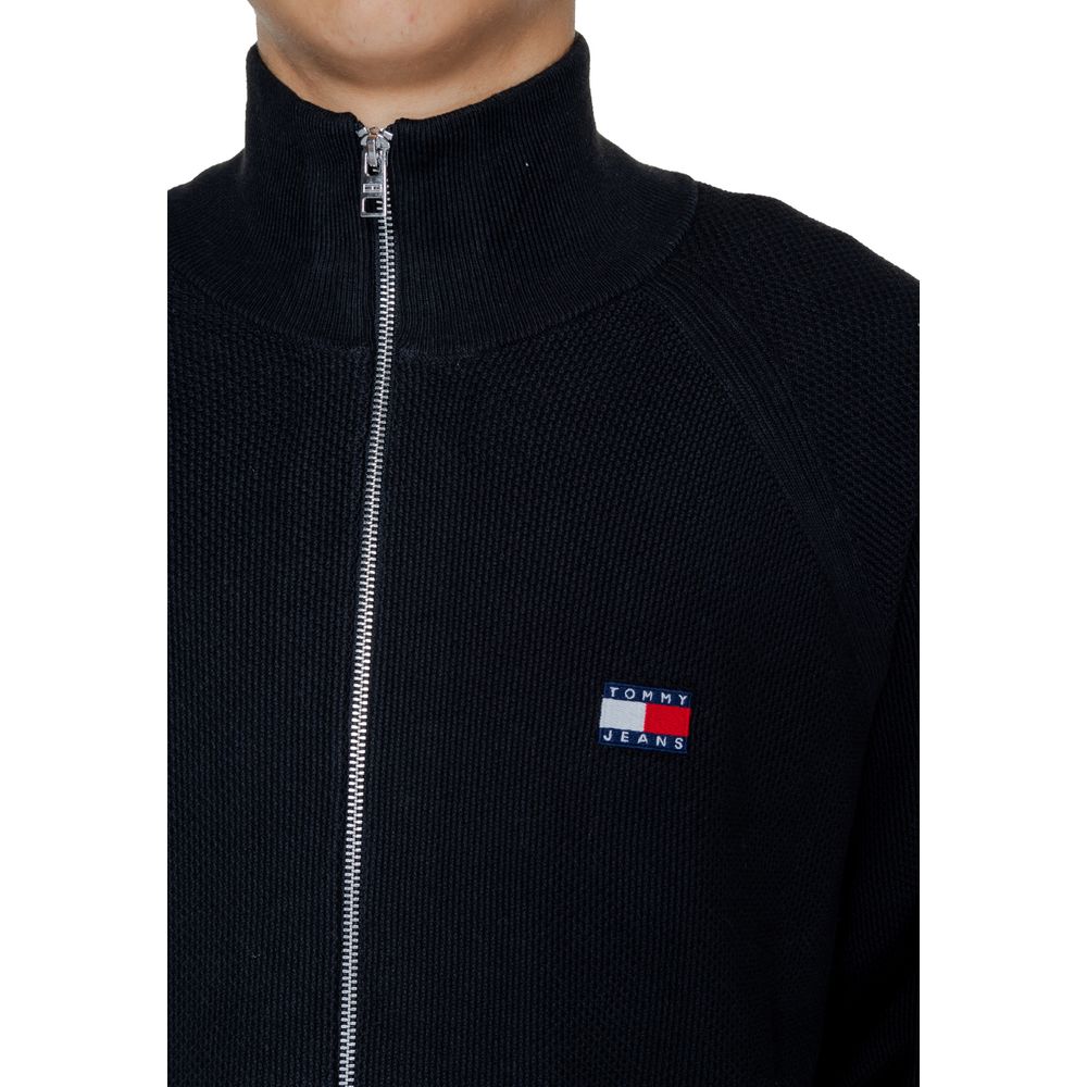 Black Cotton Cardigan - ventzia