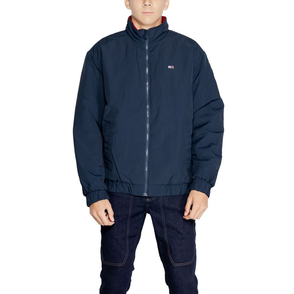 Blue Polyamide Jackets & Coat - ventzia