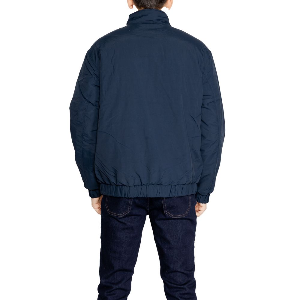 Blue Polyamide Jackets & Coat - ventzia