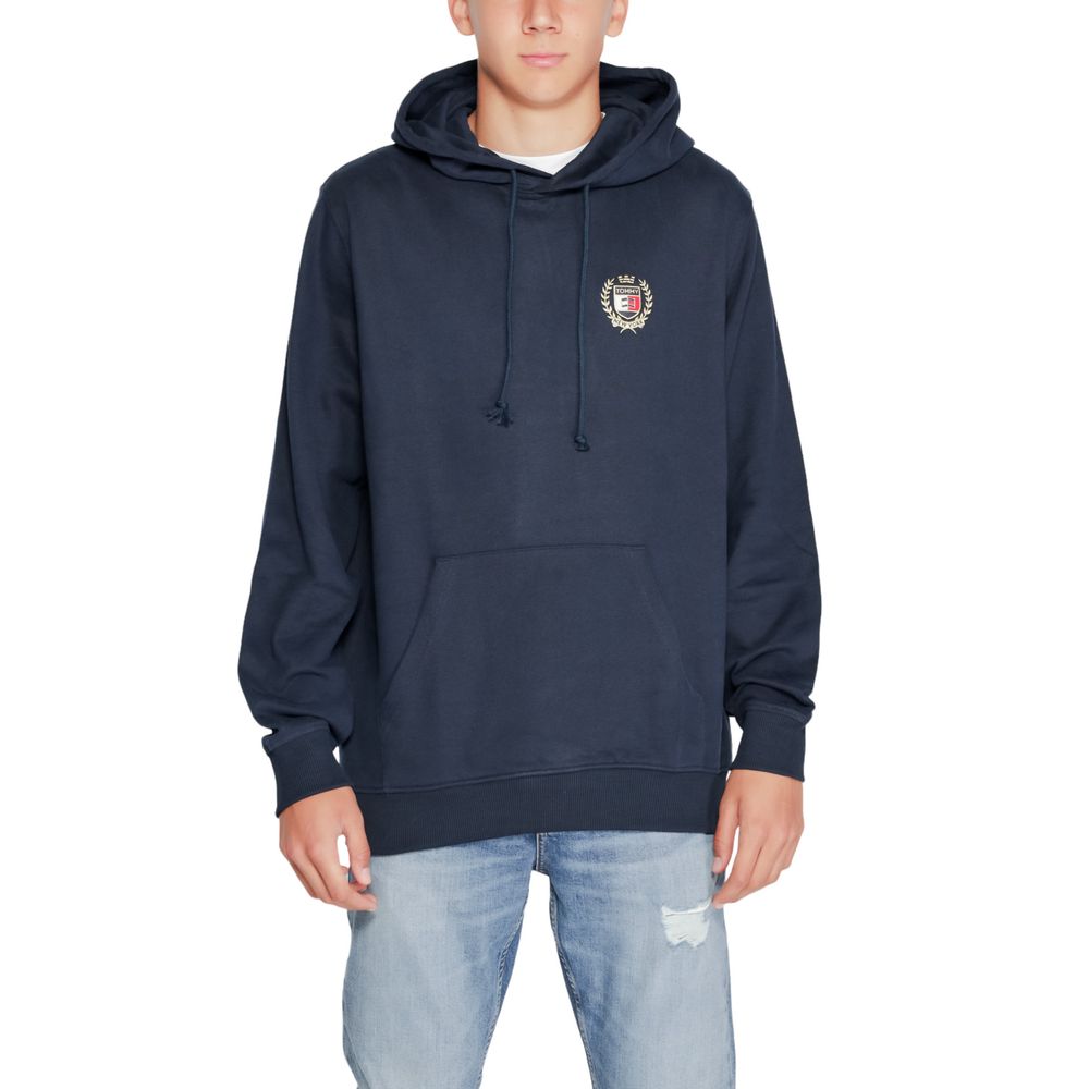 Blue Cotton Hoody - ventzia