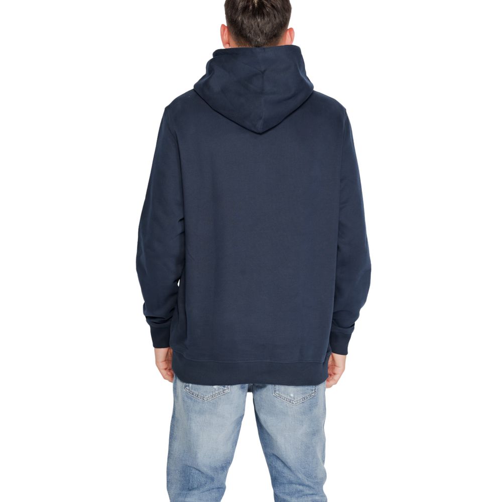 Blue Cotton Hoody - ventzia