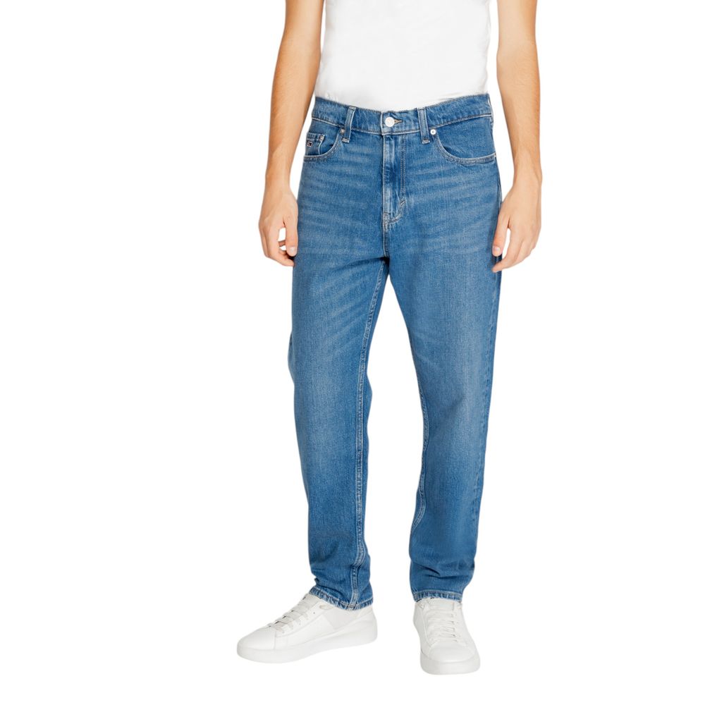 Blue Recycled Cotton Slim Fit Jean