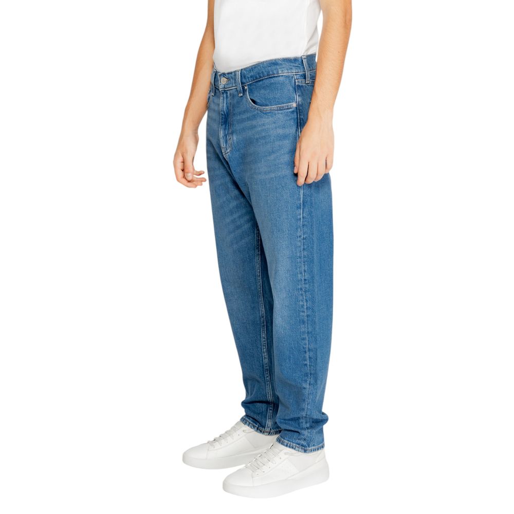 Blue Recycled Cotton Slim Fit Jean