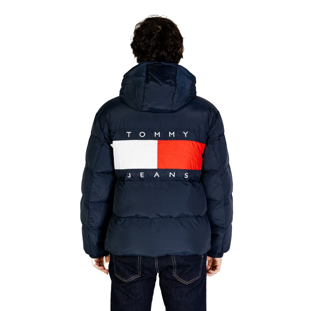 Blue Recycled Polyester Jackets & Coat - ventzia