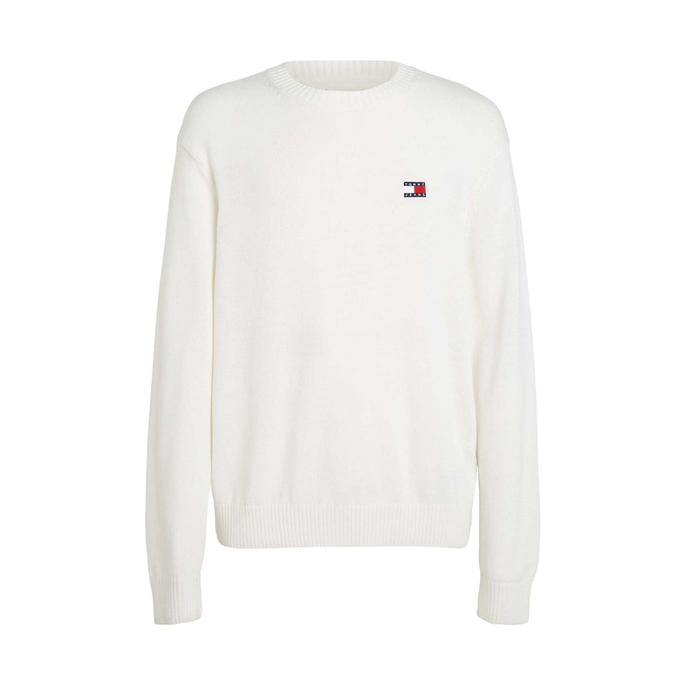 White Recycled Polyester Sweater - ventzia