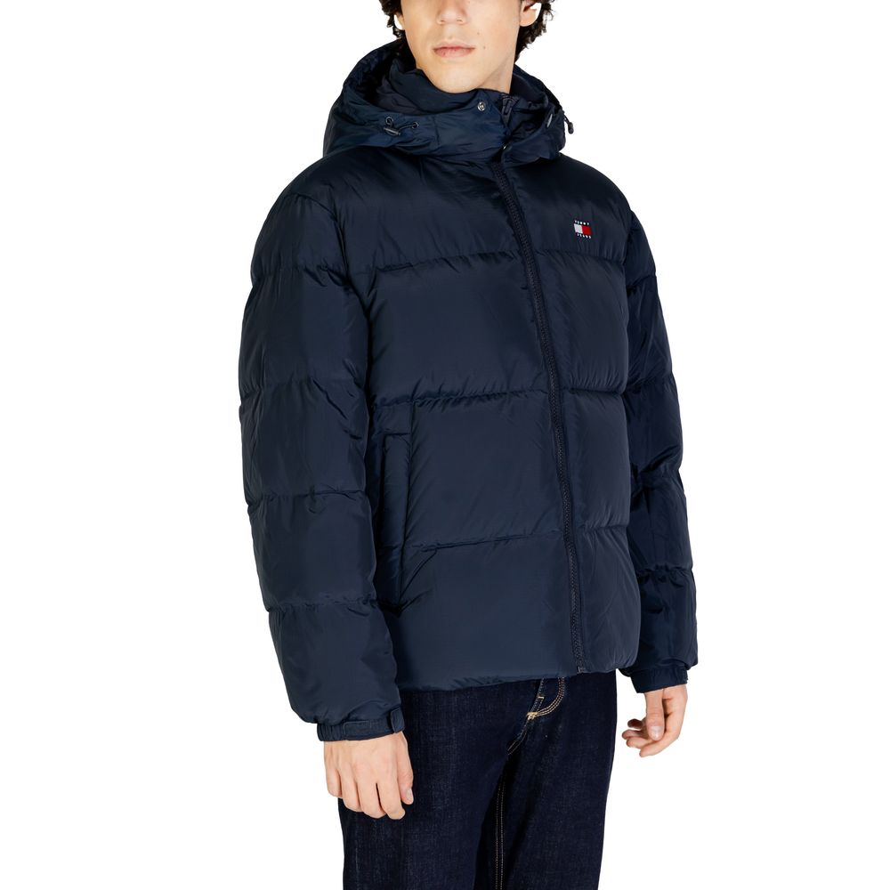 Blue Recycled Polyester Jackets & Coat - ventzia