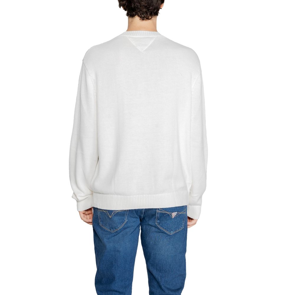 White Recycled Polyester Sweater - ventzia