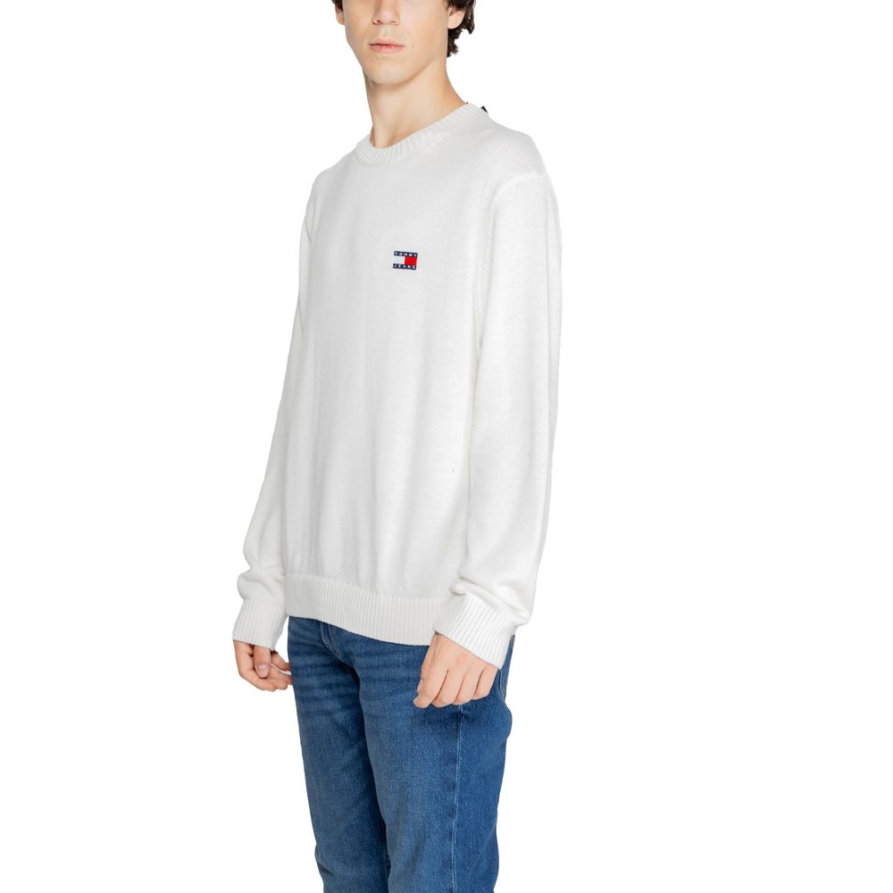 White Recycled Polyester Sweater - ventzia