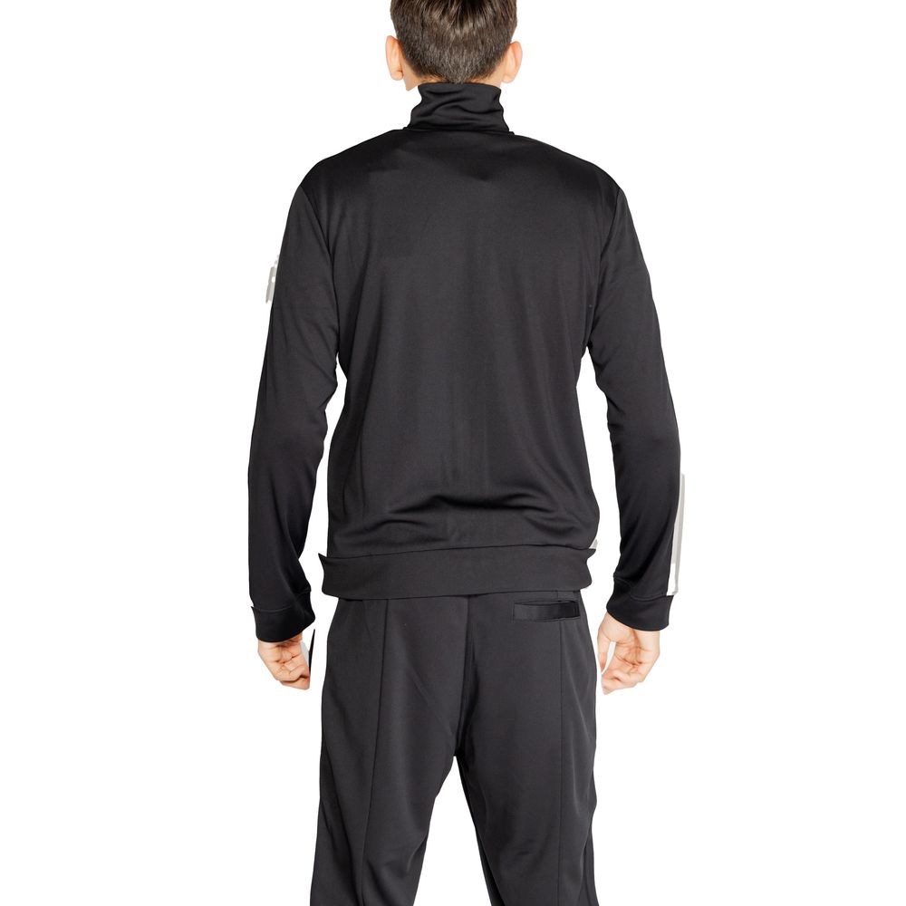 Black Recycled Polyester Sweatshirt - ventzia