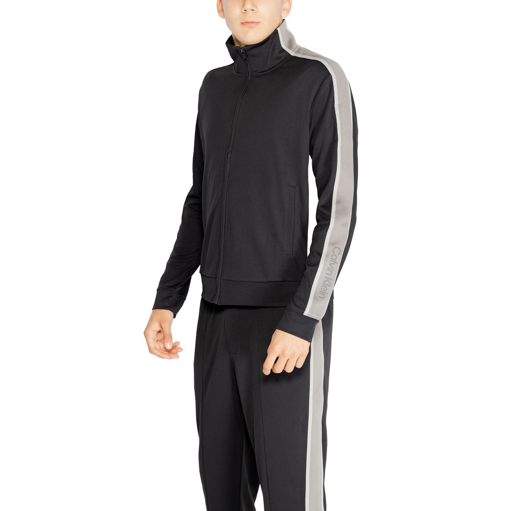 Black Recycled Polyester Sweatshirt - ventzia