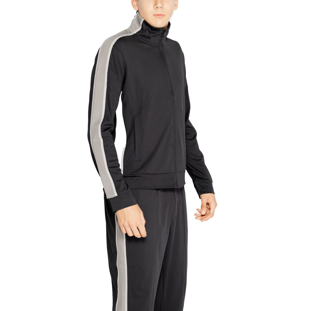 Black Recycled Polyester Sweatshirt - ventzia
