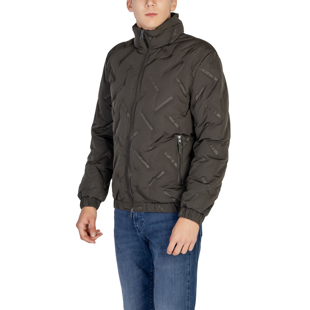 Green Polyester Jackets & Coat - ventzia