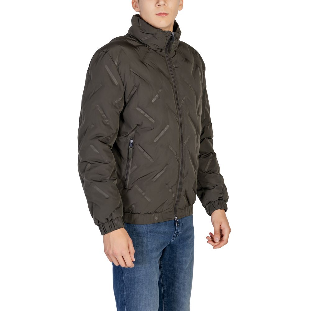 Green Polyester Jackets & Coat - ventzia