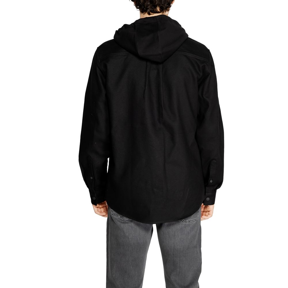 Black Cotton Shirt - ventzia