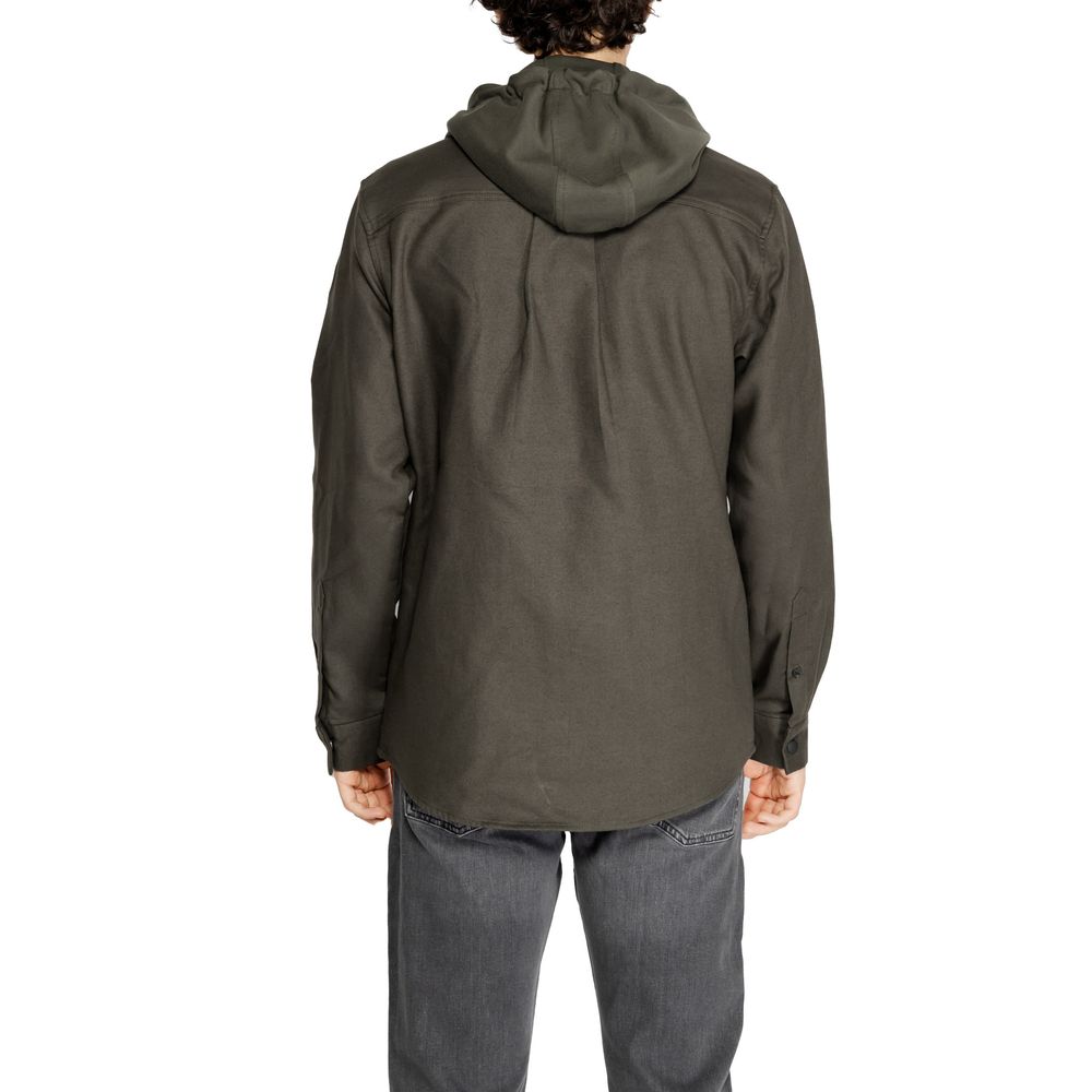 Green Cotton Shirt - ventzia