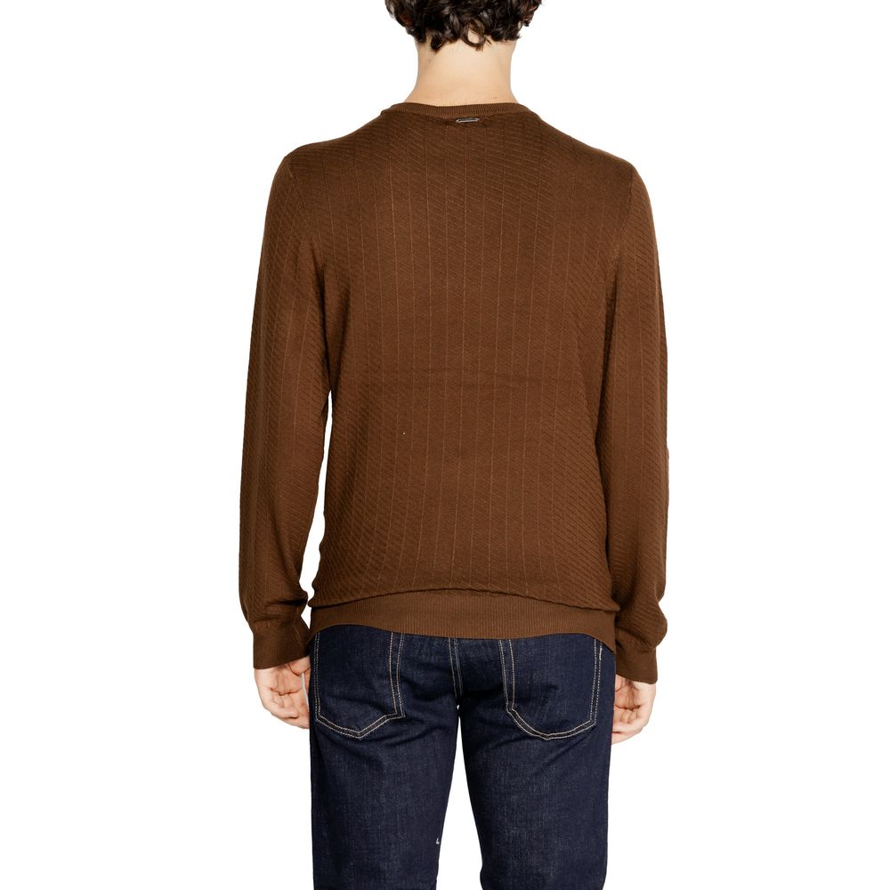 Brown Viscose Sweater - ventzia