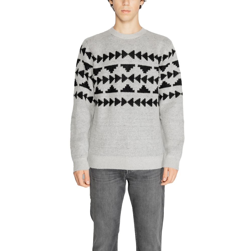 Gray Marabou Sweater - ventzia