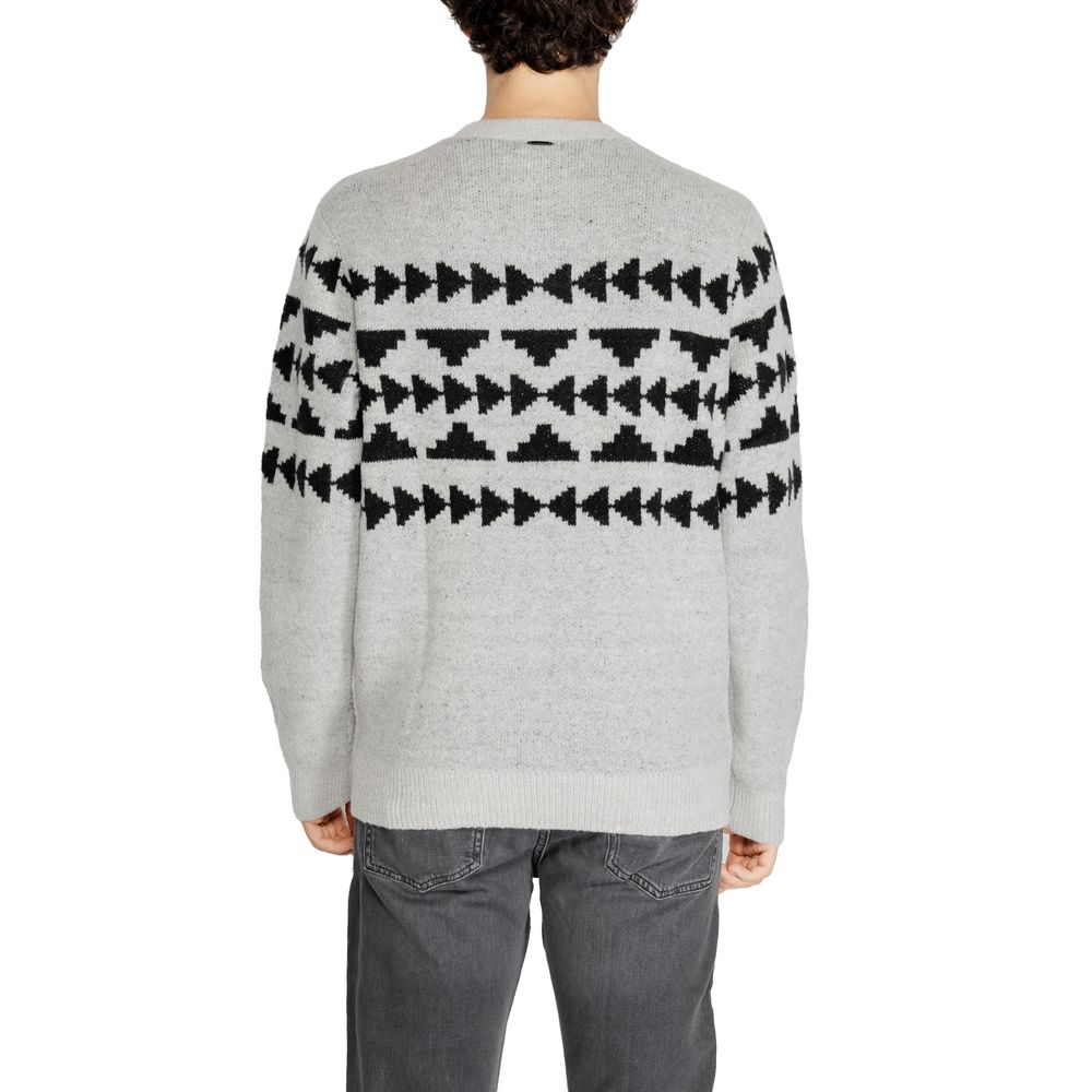 Gray Marabou Sweater - ventzia