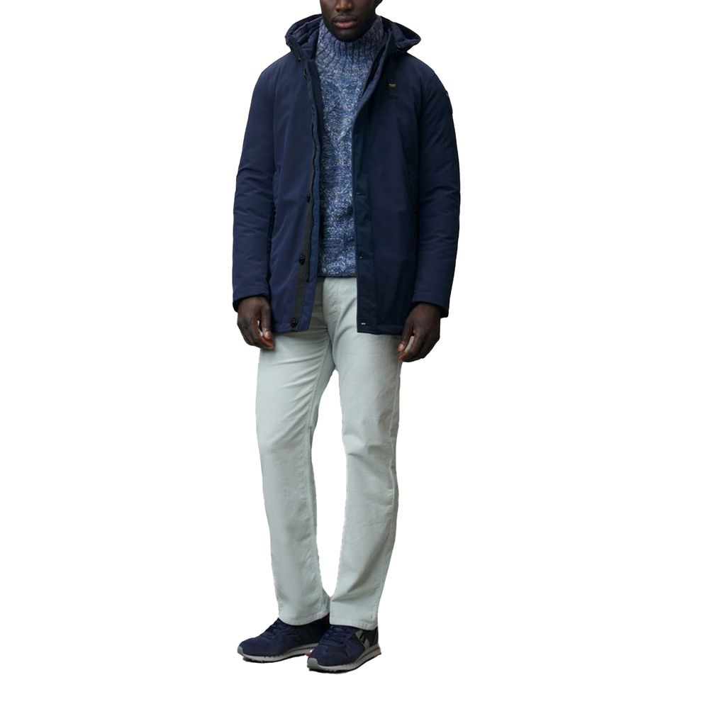 Blue Polyethylene Parka - ventzia