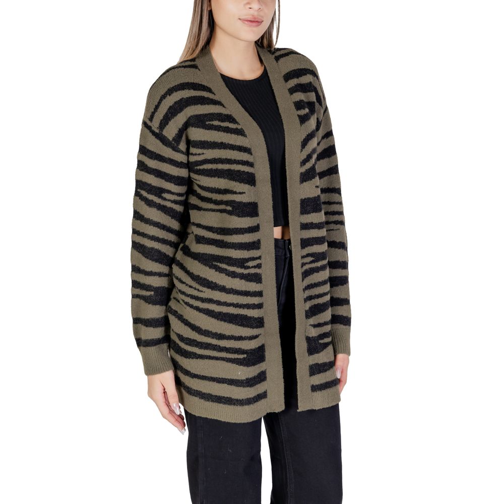 Green Nylon Cardigan - ventzia