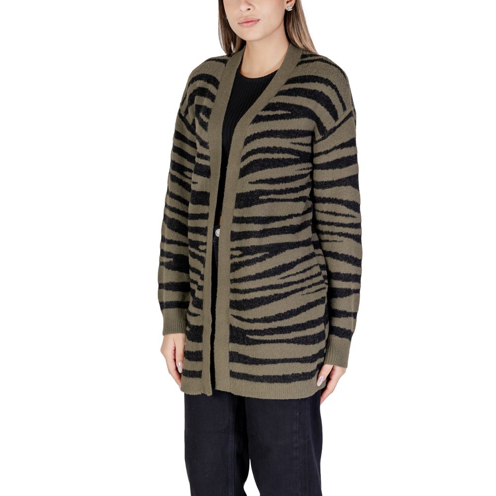 Green Nylon Cardigan - ventzia