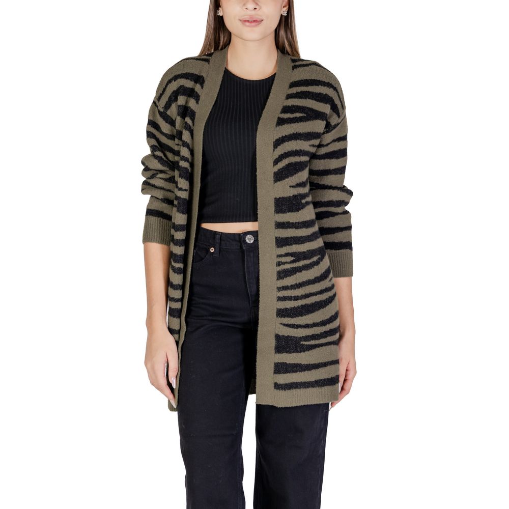 Green Nylon Cardigan - ventzia