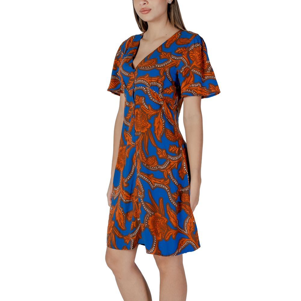 Blue Viscose Midi - ventzia