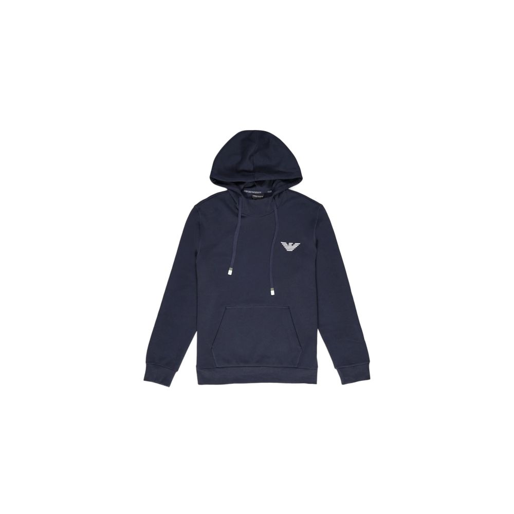 Blue Cotton Hoody - ventzia