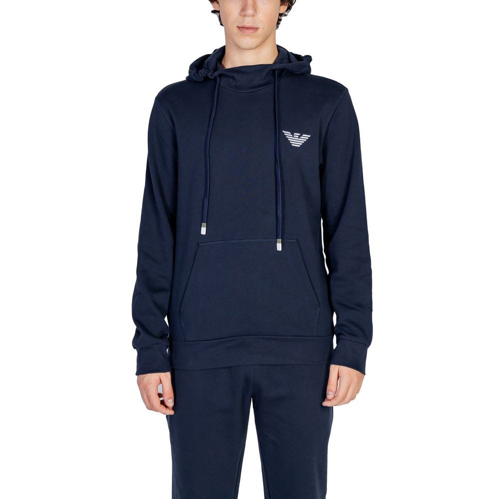 Blue Cotton Hoody - ventzia