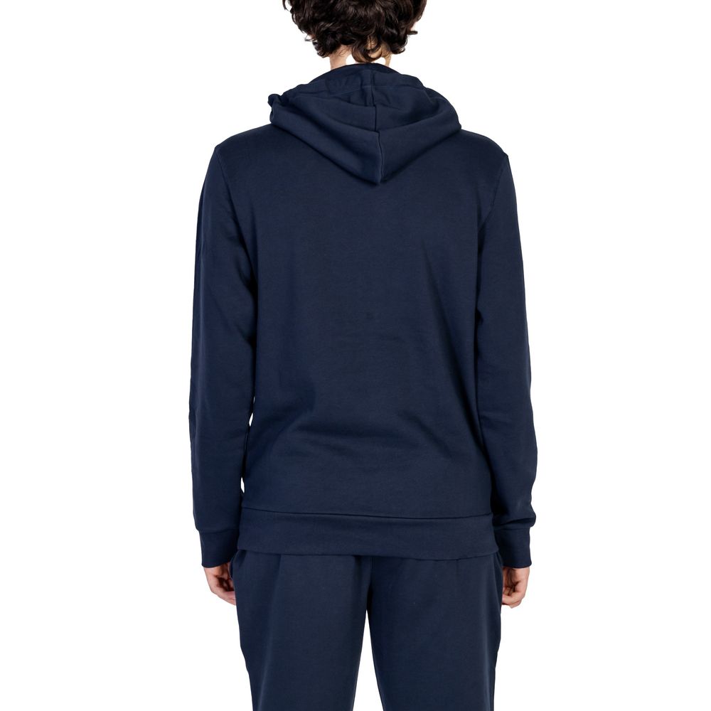 Blue Cotton Hoody - ventzia